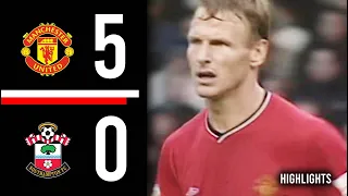 Manchester United v Southampton | Highlights | 2000/2001