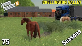 HORSES HAVE ARRIVED ON THE FARM Chellington Valley Timelapse - FS19 Ep 75