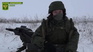 Поздравление с наступающим Новым годом от военнослужащих НМ ЛНР