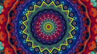 2 HRS of 4K Psychedelic Visuals with Colorful Trippy Mandala Portal to a Calm Mind and Healing Music