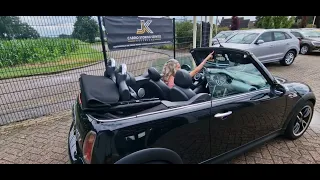 Mini Cooper R52 convertible roof problems fault cabrio storing service nederland Ruinen reparatiedak