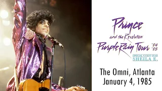 Prince live Purple Rain Tour - The Omni, Atlanta, Georgia (January 4, 1985)
