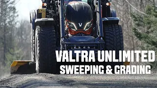 Valtra Unlimited | Sweeping & Grading Tasks