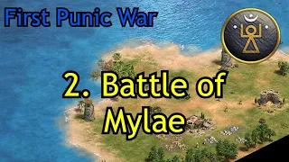 2. Battle of Mylae | The First Punic War | AoE2: DE Return of Rome