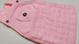 Baby Tunic / Baby Jhabla  Knitting Design For Baby Girl || Mamta Stitching tutorial