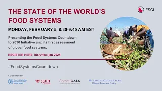 The State of the World’s Food Systems