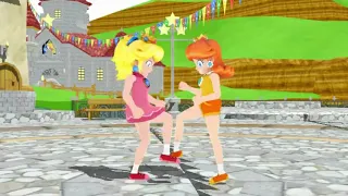 💖(MMDXMARIO)Princess Peach,Daisy and Rosalina dance battle on -  Faded💖