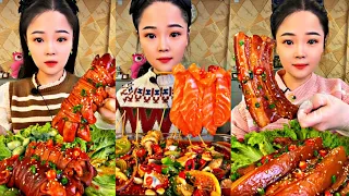 ASMR CHINESE FOOD MUKBANG EATING SHOW | 먹방 ASMR 중국먹방 | XIAO YU MUKBANG #63