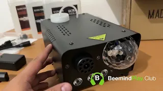 Unboxing Máquina De Niebla Portátil De 600w Con Led De 3 Colores