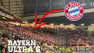 ￼CRAZY BAYERN MUNICH FANS AWAY vs MAN UTD😱