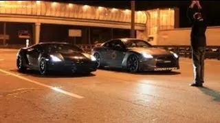 Lamborghini Gallardo UR TT vs Nissan GTR AMS Alpha 12 (360 km/h)  (224 MPH)