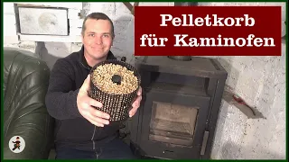 Pelletkorb für Kaminofen