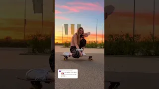 Ein einfacher Longboard Trick, der richtig viel Spaß macht 😻 #longboard #itsqueencora #spaßhaben