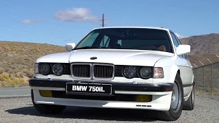 BMW 6 speed manual V12 E32 750il sound and acceleration
