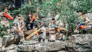 Nerf Guns War : S.W.A.T Men Of SEAL TEAM Special Attack Assasin Black Leader Of Criminal Group