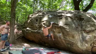 Moon Beam Sit Left A.K.A Full Moon V5 - Old Wauhatchie / St. Elmo - Chattanooga, TN Bouldering