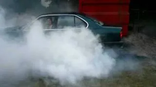 Bmw 525 e34 burnout