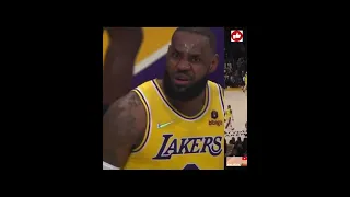 LeBron shouting the Sacramento Kings bench I'm a mf problem after a clutch shot!