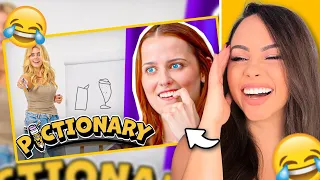 Pictionary | Sath x Peyton VS Kat x Pat | Bunnymon REACTS