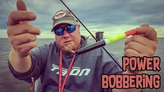Power-bobbering for walleyes