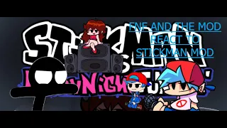 FNF And The Mod React To Stickman Mod #fridaynightfunkin #gachaclub