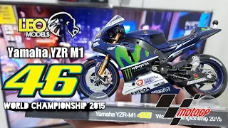 Diecast Leo Models Yamaha YZR-M1 Valentino Rossi - World Championship 2015 #motogp #diecast