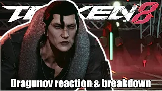 "White angel of death" Tekken 8 - Dragunov trailer reaction & breakdown