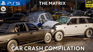 (PS5) The Matrix Awakens  Crash Tests and CAR CRASH compilation Unreal Engine 5 HDR 4K