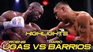 Yordenis Ugas vs Mario Barrios Highlights / Interim WBC Welterweight Title