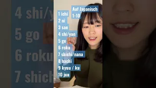 Zählen wir mal auf Japanisch 1-10