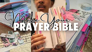 THE BEST THING I EVER DID! Prayer Bible 📖 | Prayer Board Party VLOG | Create a PRAYER BIBLE WITH ME