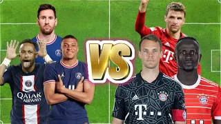 2023 PSG 🆚 2023 Bayer Munich (Messi-Neymar-Mbappe-Ramos-Muller-Neuer-Kimmich-Mane)