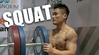 LU Xiaojun recovery squat session | 2020 AWC in Tashkent