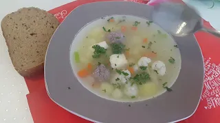 Очень вкусный суп/Немецкий свадебный суп.