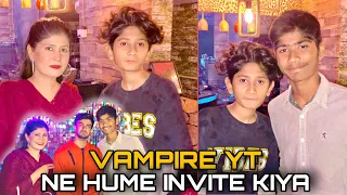 Vampire YT Ne Hume Invite Kiya 😍❤ || @VAMPIREYT1 Se @DraculaYT_1 Ne Prank Kar Lia 😂❤