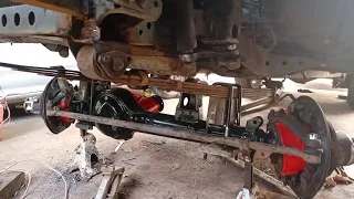 toyota hilux ln85 install solid Axel ln106