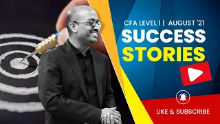 CFA Level 1 Aug'21 | Success Stories |