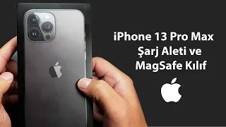 Apple iPhone 13 Pro Max - Sarj Aleti ve MagSafe Kılıf Kutu Açılımı