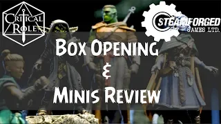 Steamforged Games - Critical Role Kickstarter - Box Opening