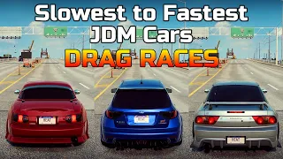 The TOP 3 Fastest JDM CARS You Must Own in NFS Heat - Drag Race