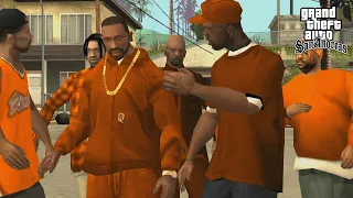 Orange Groves vs Ballas Los Sepulcros Gang Mission in GTA San Andreas! (OGF Gang)