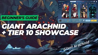 [Solo Leveling: Arise] Giant Arachnid | Beginner's Guide | Tier 10 Showcase | Start Getting Helmets!