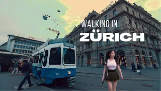 Cinematic walking tour 🇨🇭 SWITZERLAND / Luxury Boutiques