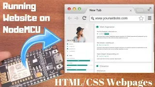 Running Website on NodeMCU Server | ESP8266