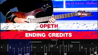 How to Play " Opeth , Ending Credits "  Guitar Solo  w/Guitar Tabs