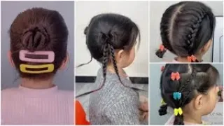 Easy Hairstyle for School girls to make Quickly