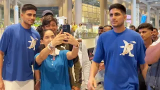 Cricketer Shubman Gill Spotted In Casual Look At Mumbai Airport