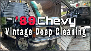 First Wash in 30 Years! 1989 Chevy Silverado BARN FIND DEEP CLEANING || ASMR & Relaxing