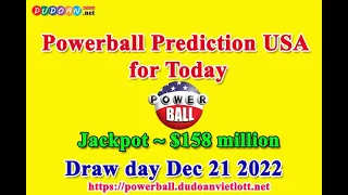 How to get Powerball USA numbers predictions on Wednesday 21-12-2022? Jackpot ~ $158 million