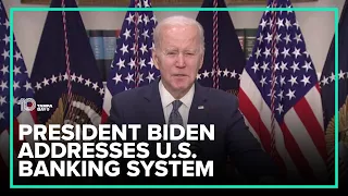 Biden offers reassurance to Americans that 'our banking system is safe': Clip